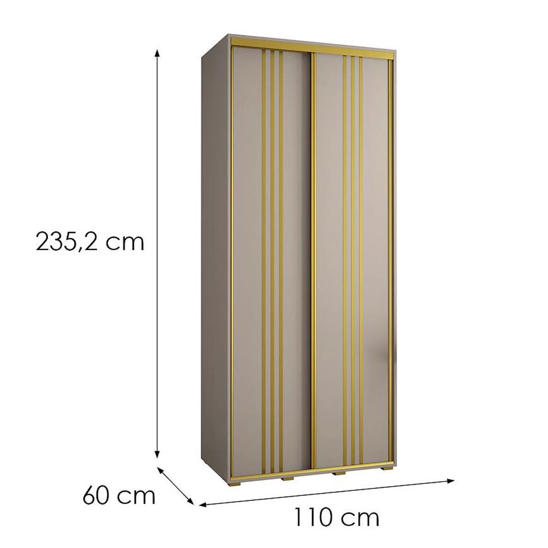 Dakota 6-110 orma 110x60x235,2 cm kašmir