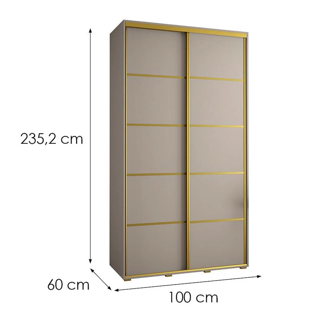 Dakota 4-130 ormar 130x60x235,2 cm kašmir