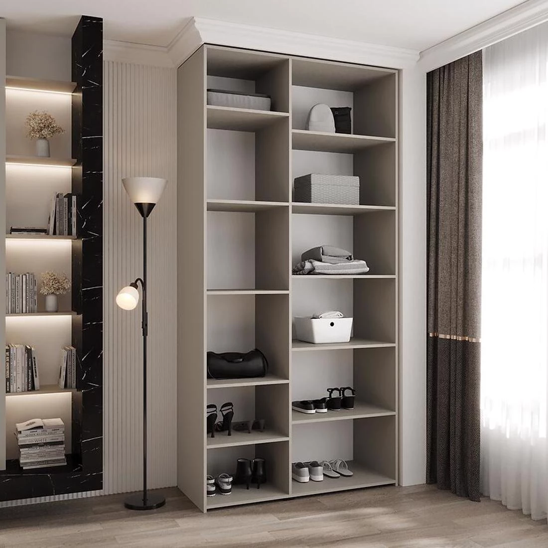 Como 4-120 ormar 50x120x245,5 cm belo/zlatno