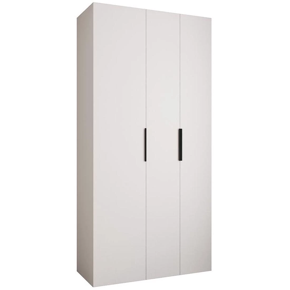 Como 4-120 ormar  50x120x245,5 cm belo/crni