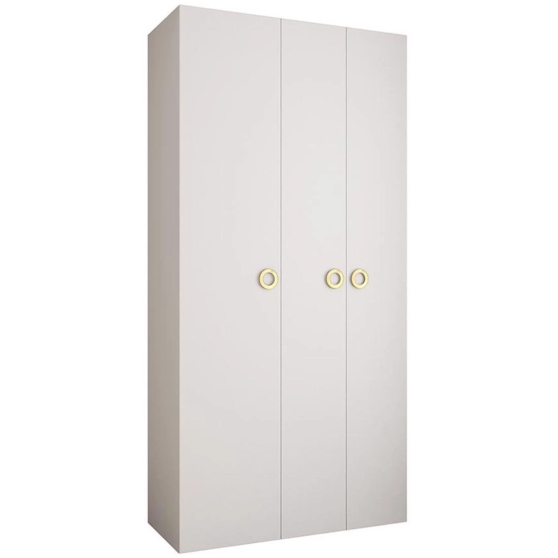 Como 1-130 ormar 50x130x245,5 cm bela/zlatna