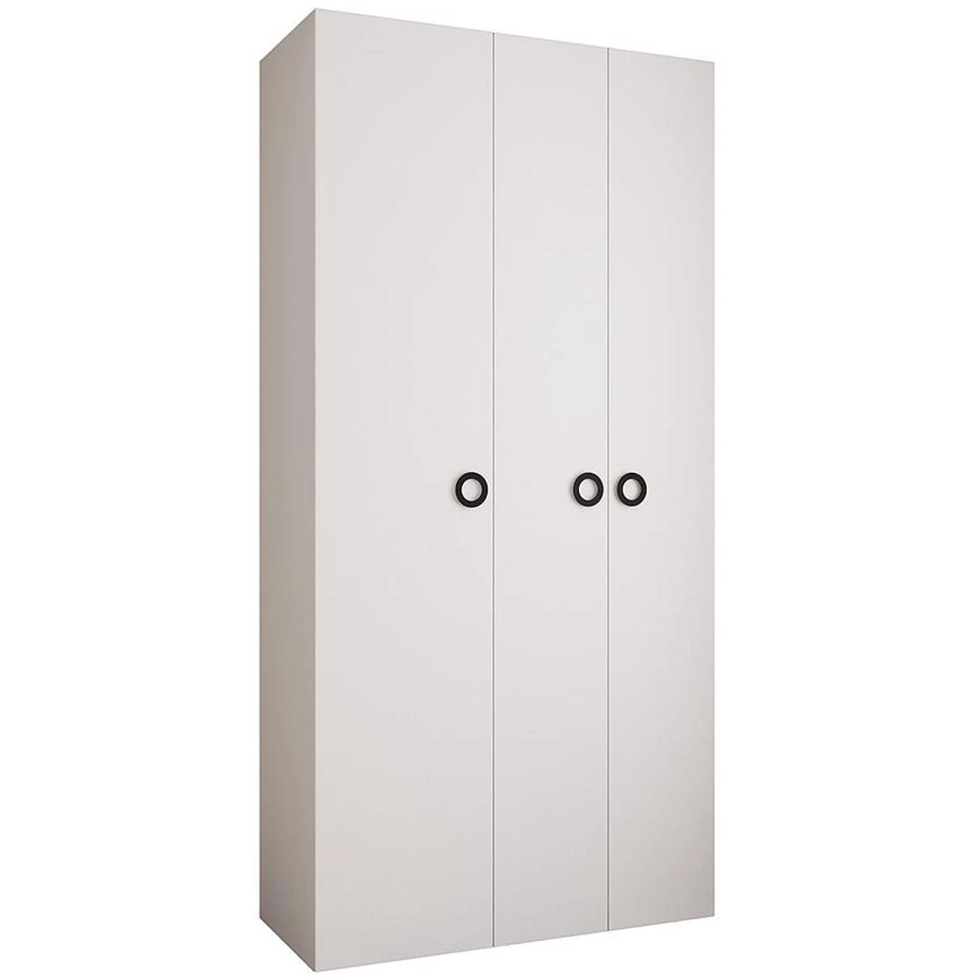 Como 1-130 ormar 50x130x245,5 cm bela/crna