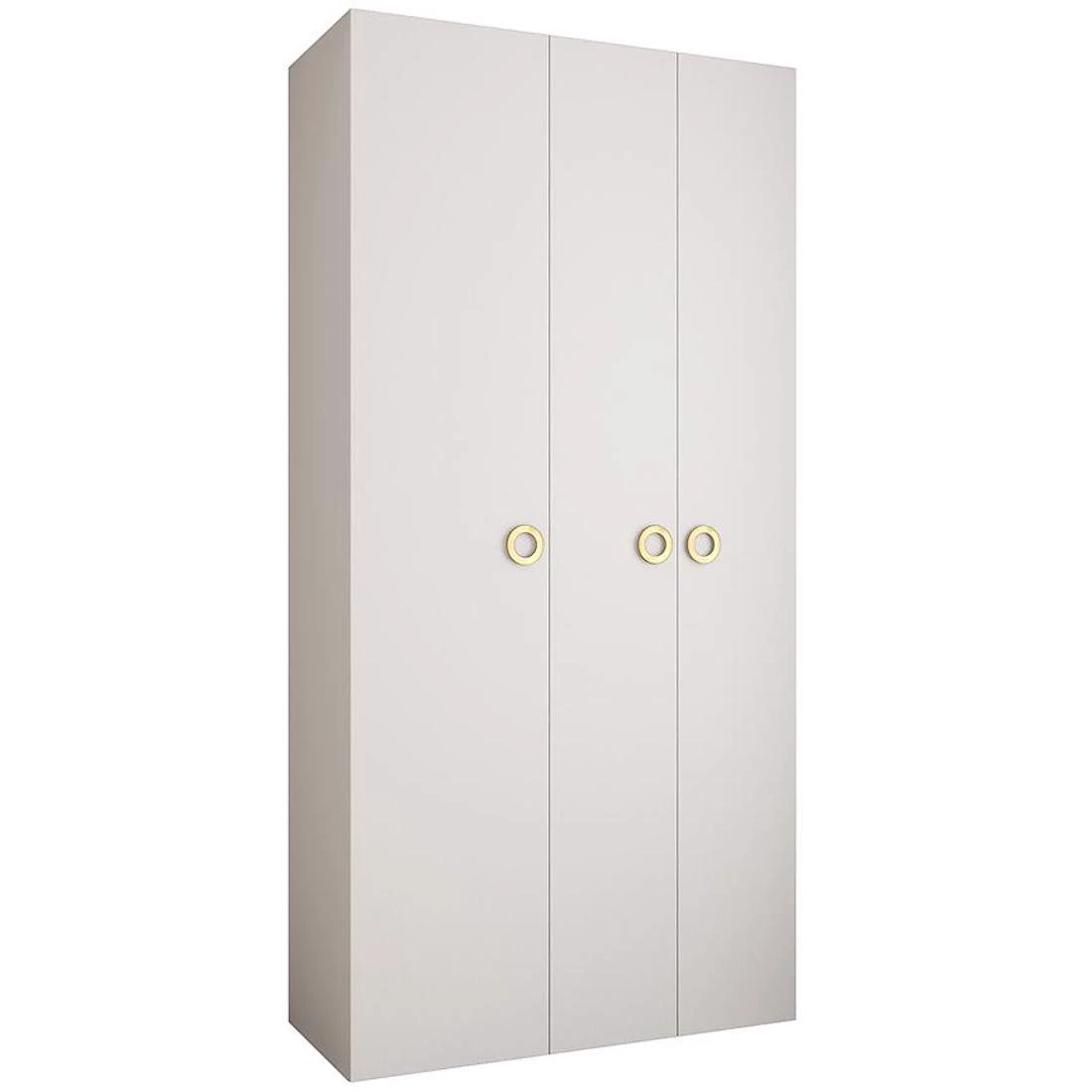 Como 1-120 ormar  50x120x245,5 cm bela/zlatna
