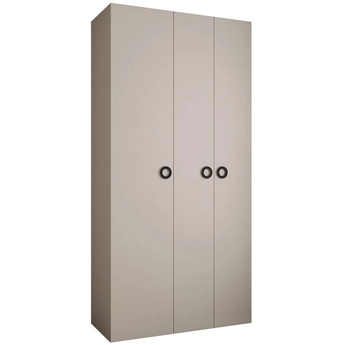 Como 1-130 ormar 40x130x245,5 cm kašmir/crna