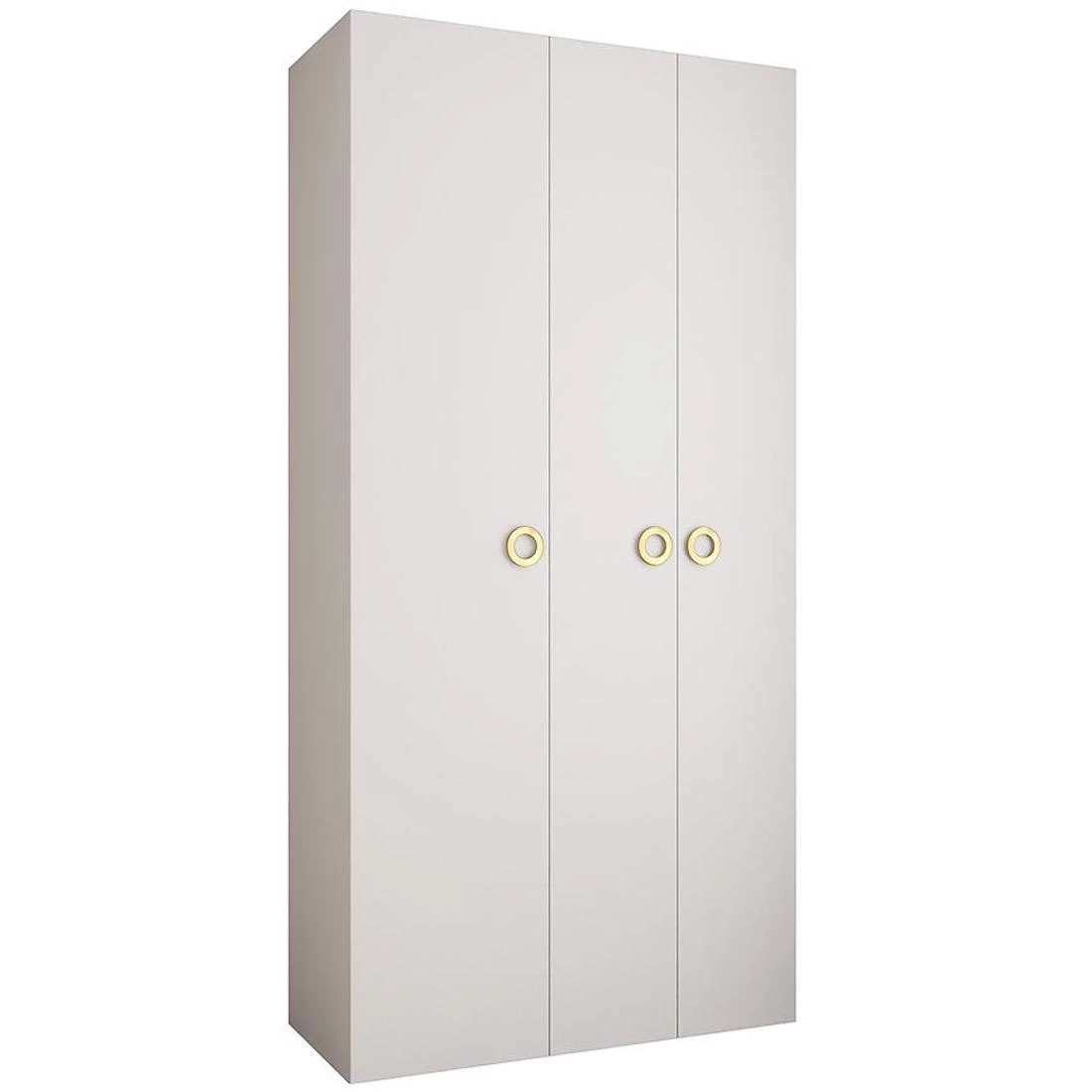 Como 1-130 ormar 40x130x245,5 cm bela/zlatna