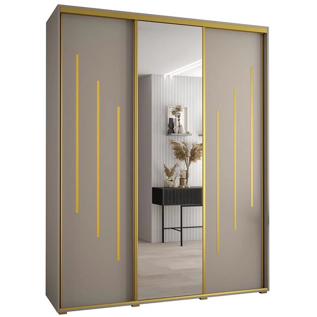 Dakota 9 klizni ormar 160x60x235,2 cm kašmir