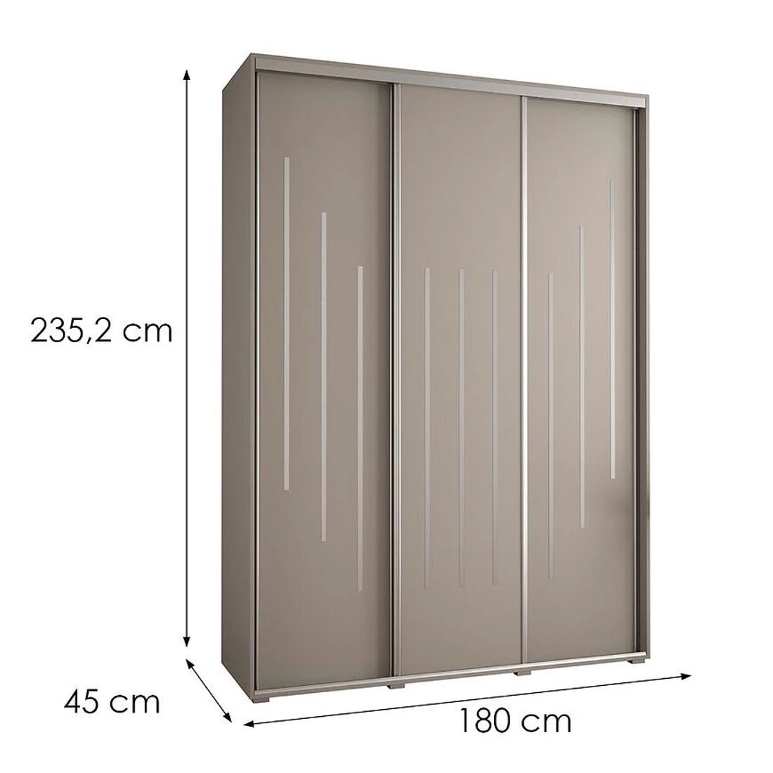 Dakota 8-180 ormar 180x45x235,2 cm kašmir