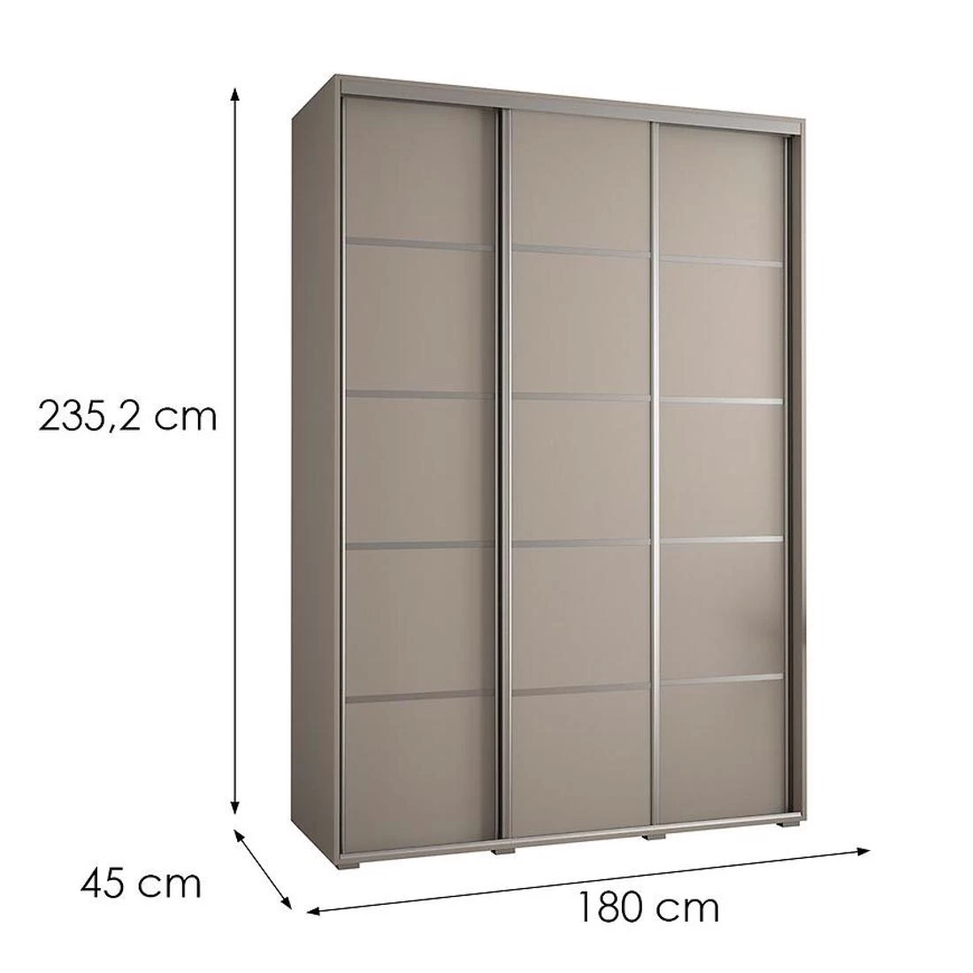 Dakota 4-180 ormar 180x45x235,2 cm kašmir