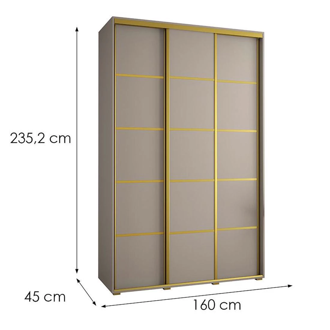 Dakota 4-160 ormar 160x45x235,2 cm kašmir