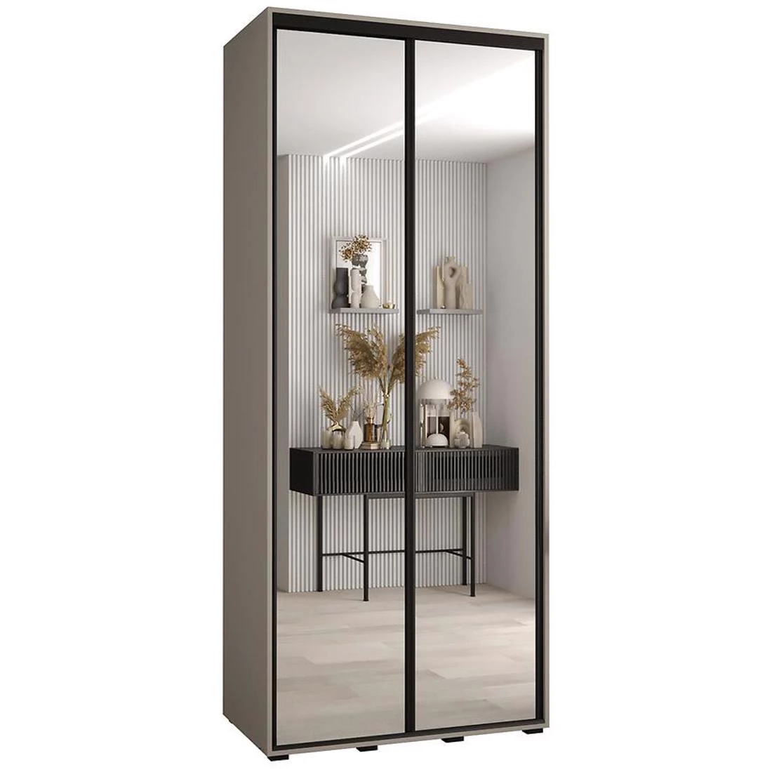 Dakota 2 klizni ormar 140x45x235,2 cm kašmir