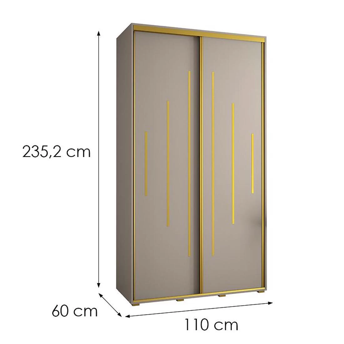 Dakota 12-110   ormar 110x60x235,2 cm kašmir