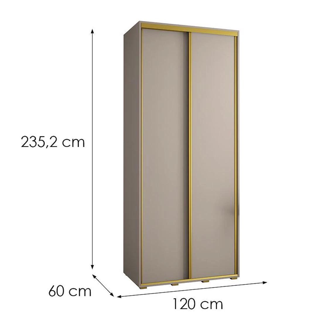 Dakota 1-120 ormar 120x60x235,2 cm kašmir