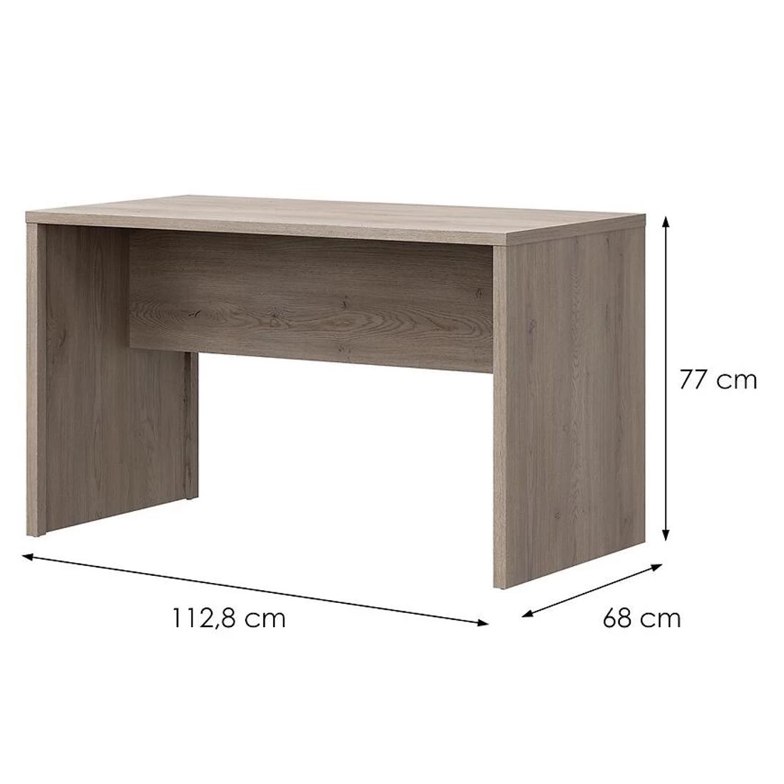 Aston An12 radni sto 128x68x77 cm cremona hrast