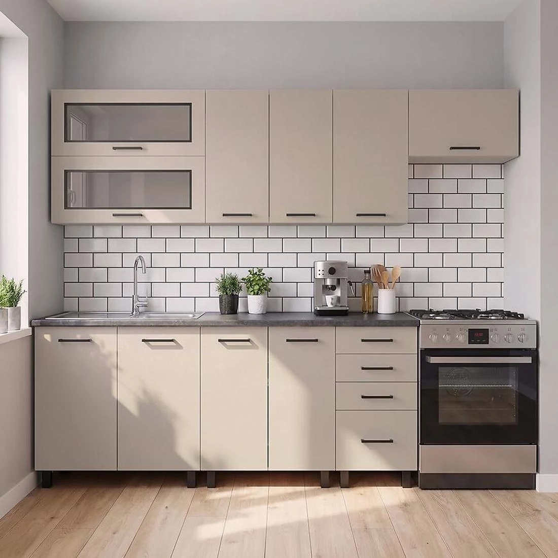 Lucjan OK 60 kuhinjski ormaric 60x30x72 kašmir