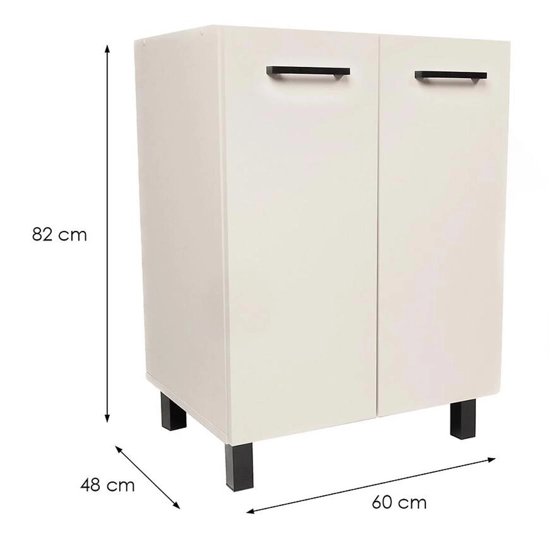 Lucjan 60D 2F kuhinjski ormaric 60x48x82 kašmir