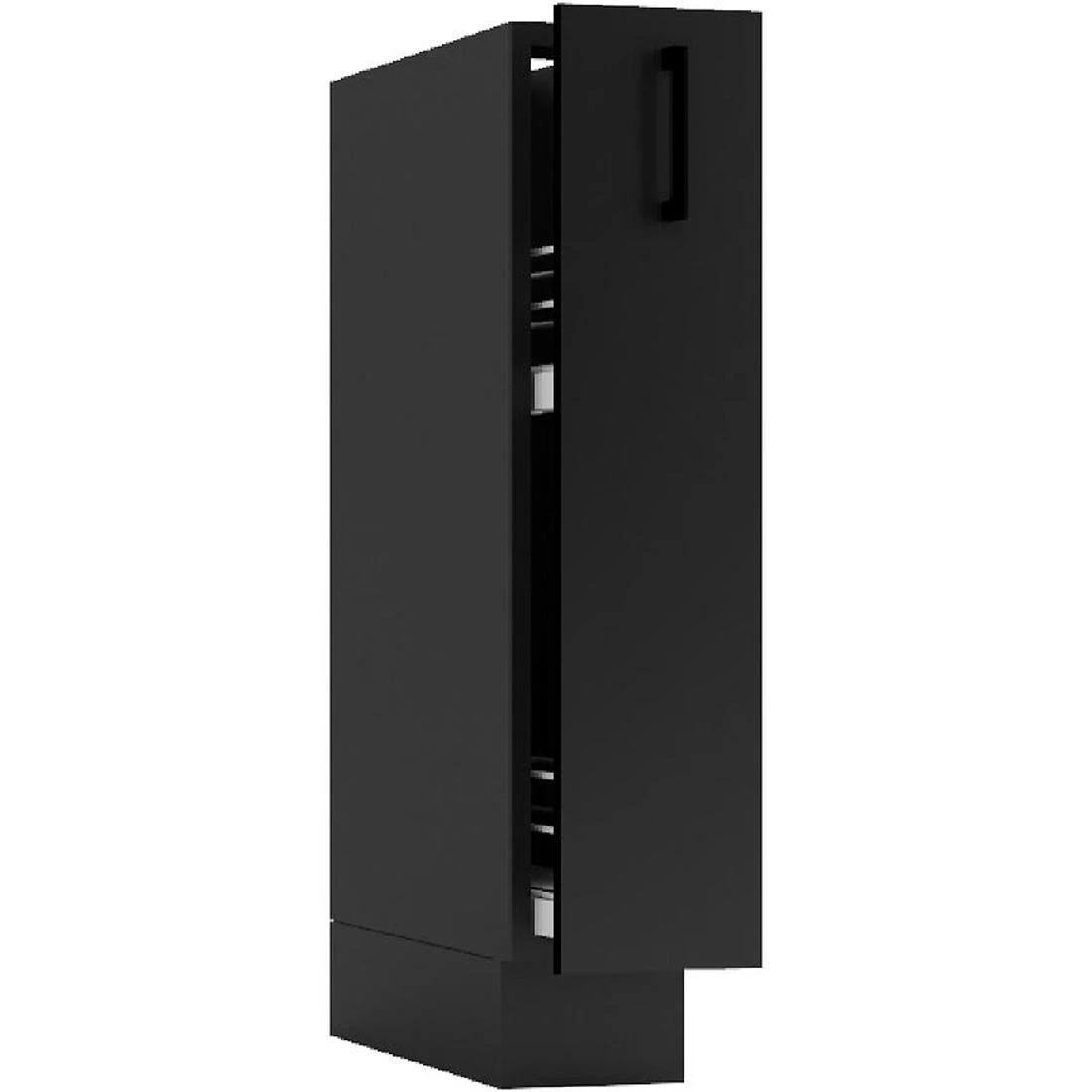 Anika D15 Cargo kuhinjski ormaric + korpa 15x51x82 grafit/grafit