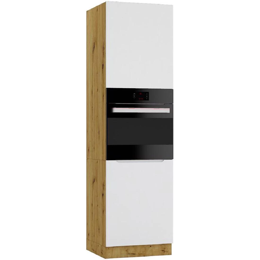 Isabel D 60 PK/2133 P/L kuhinjski ormaric 60x56x213,3 svjetlo siva/hrast
