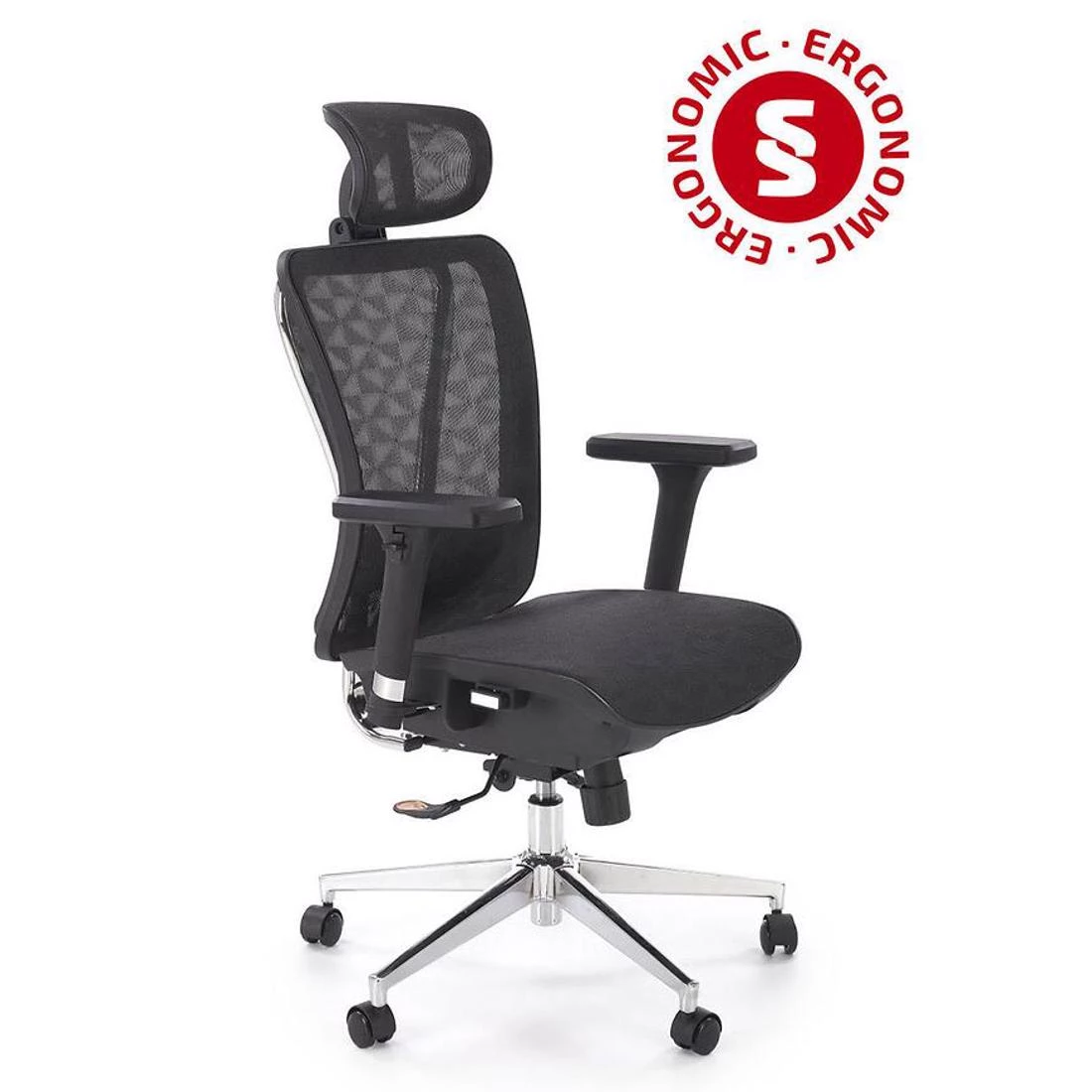 Vixen kancelarijska stolica 68x65x117/125 cm crna