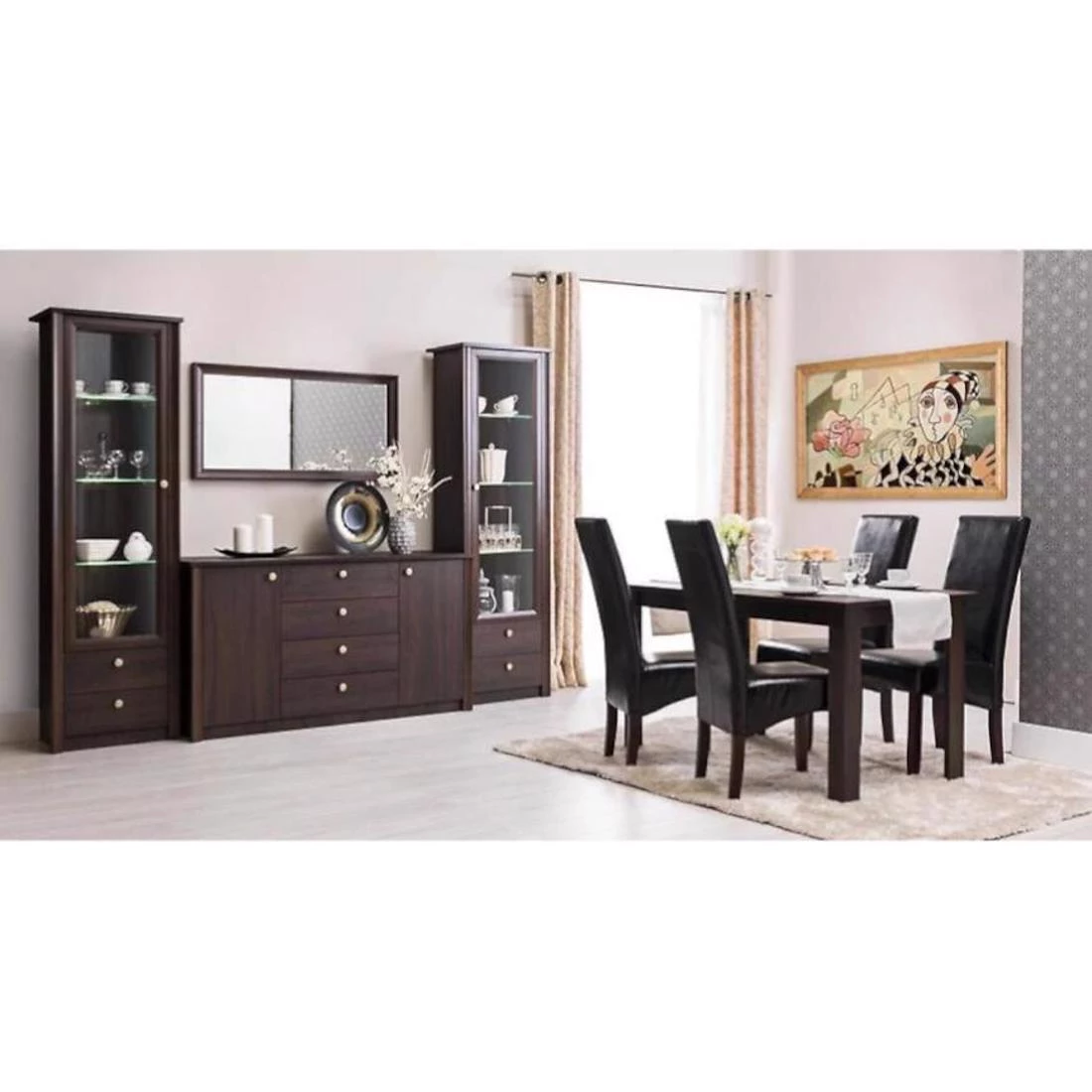 Finezja F16 radni sto 160x60x75 cm cokoladna sonoma