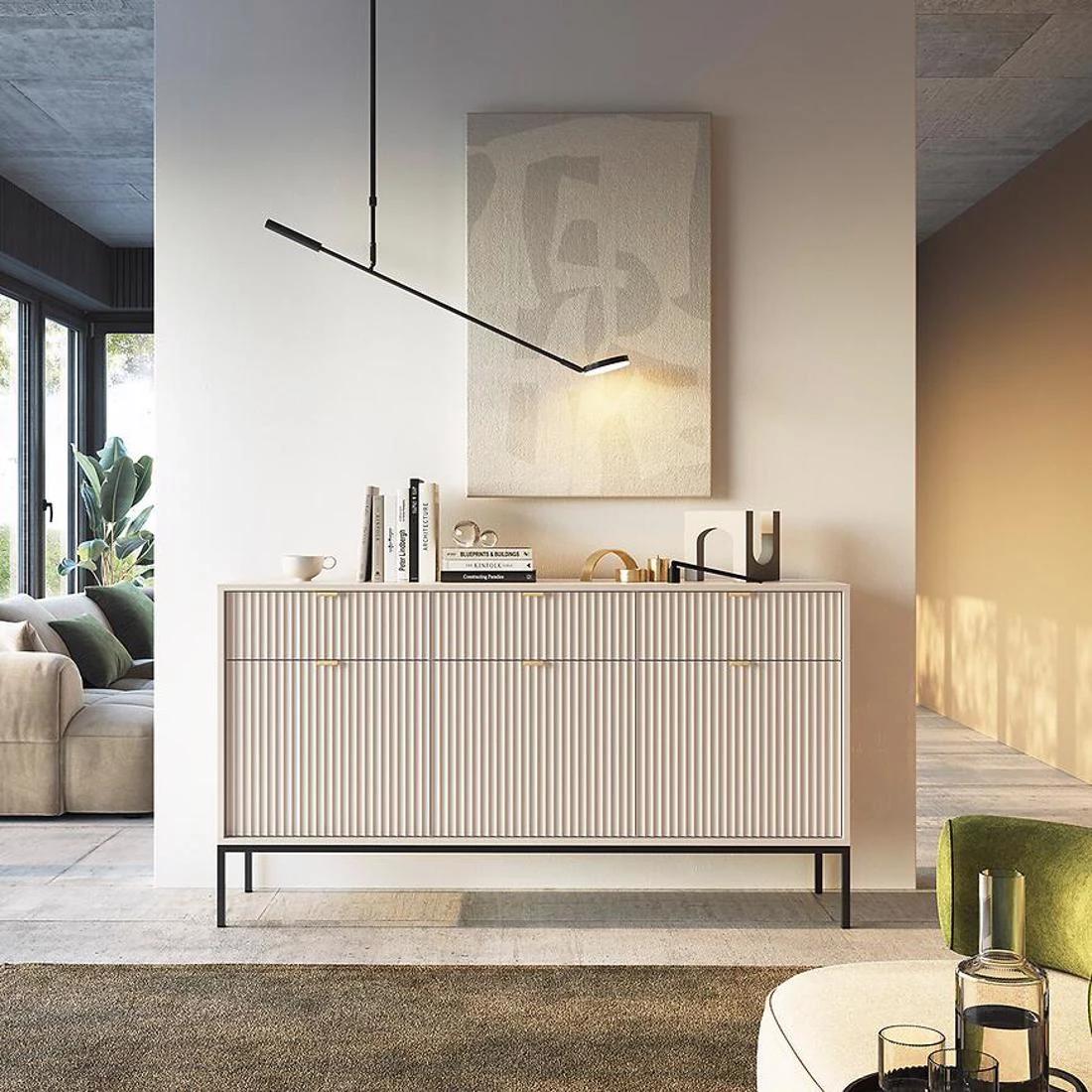 Nova komoda 154x39x83 kašmir