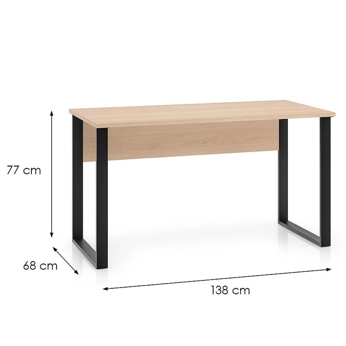Odelis 08 radni sto 138x68x77 cm lindberg hrast