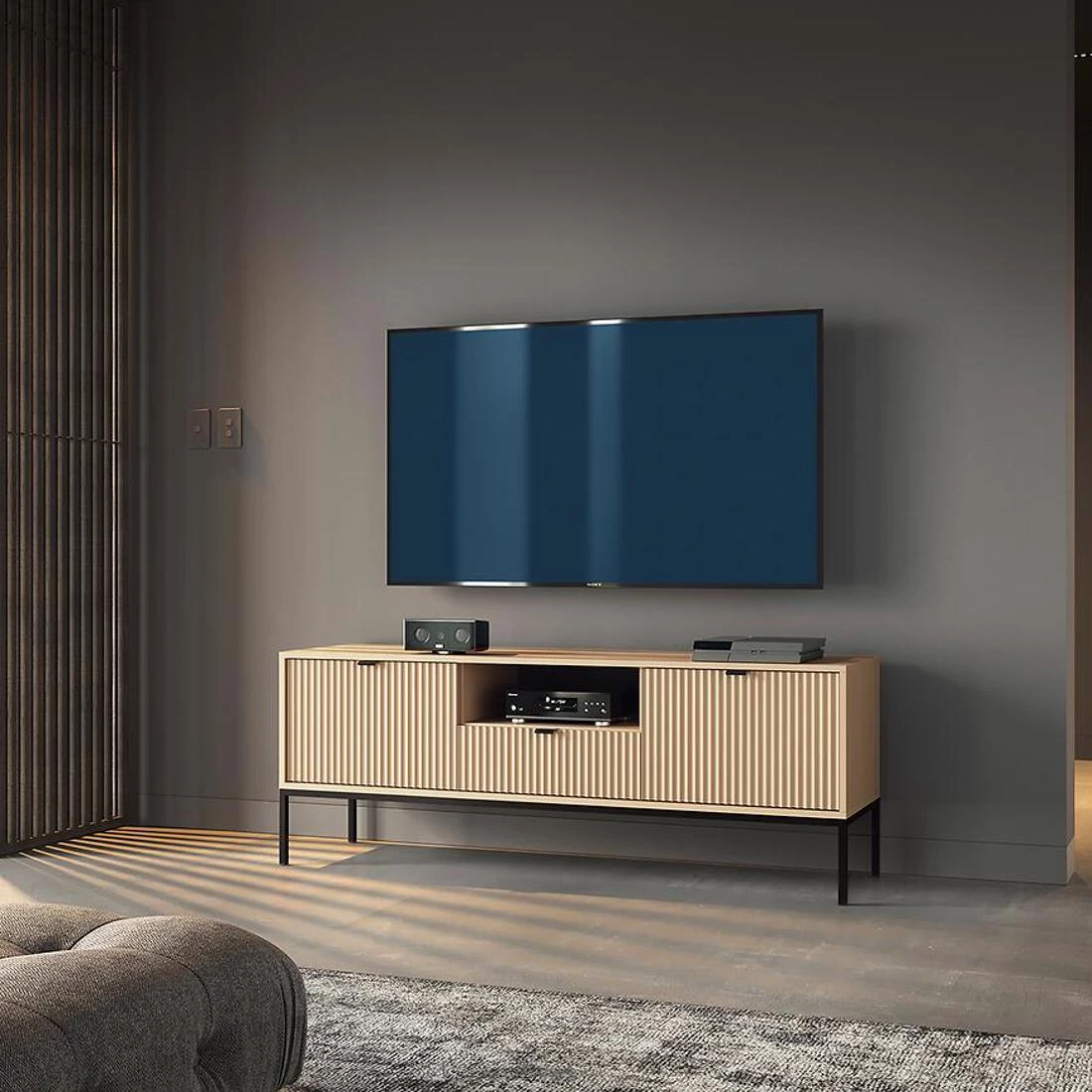 Nova tv komoda 154x39x56 hrast
