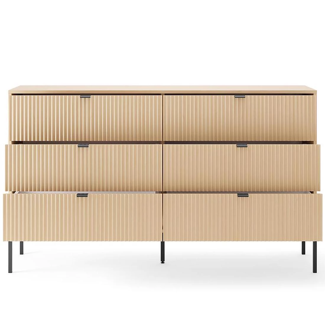 Nks154 komoda 154x39x83 hrast