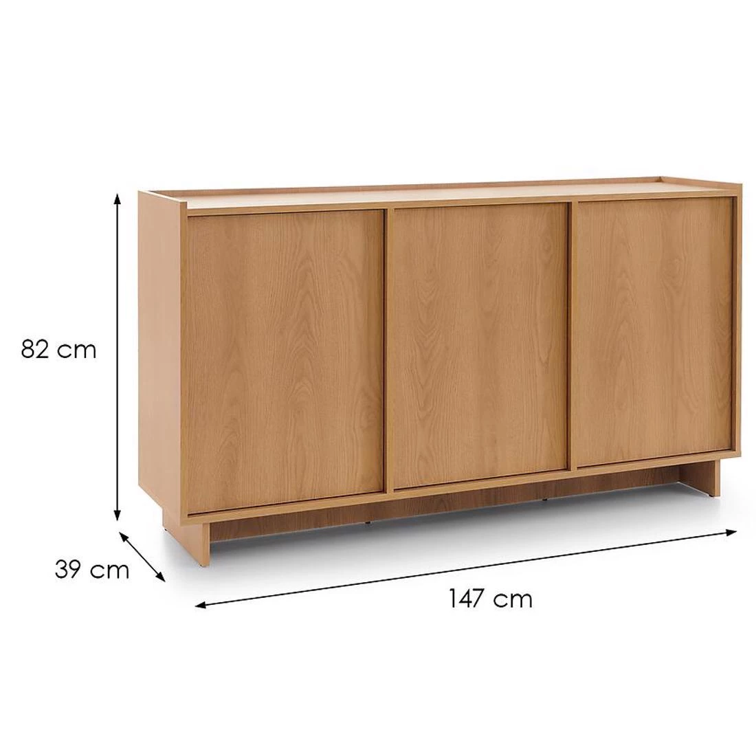 Yasumi komoda 147x39x82 hrast