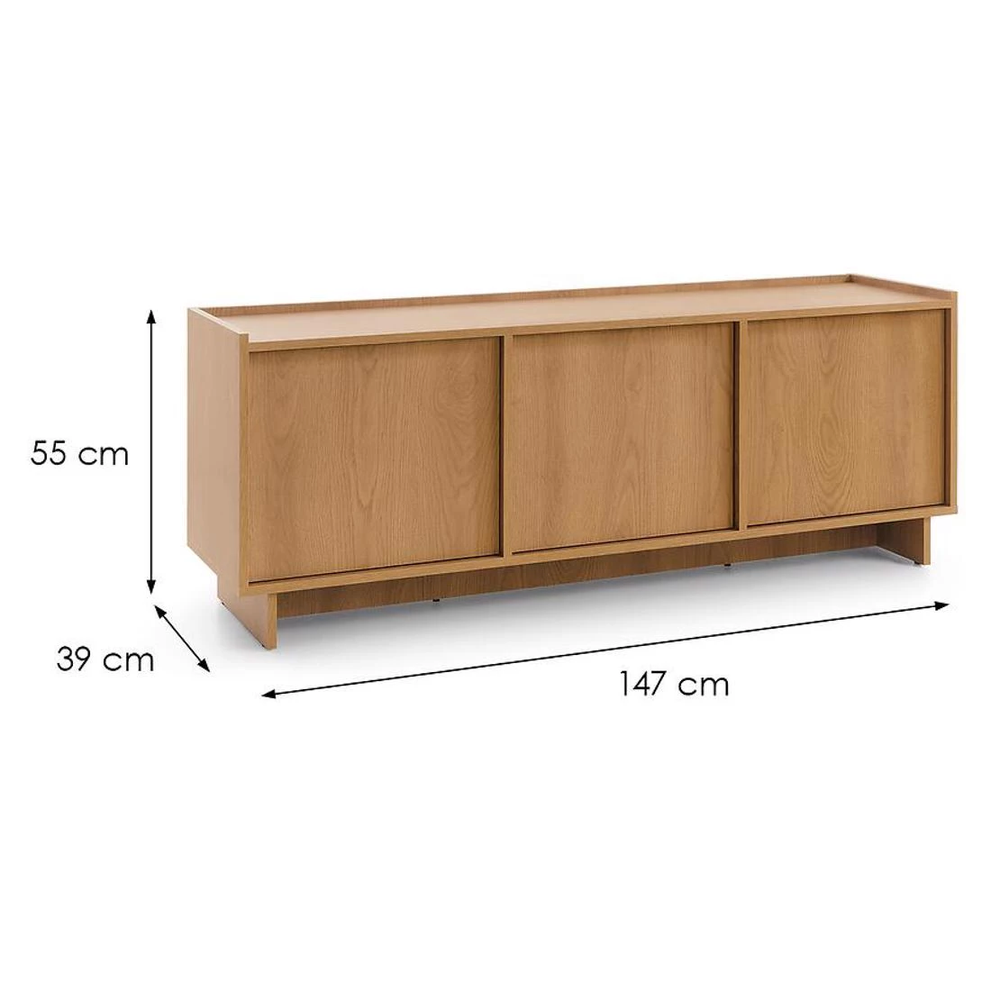 Yasumi tv komoda 147x39x55 hrast