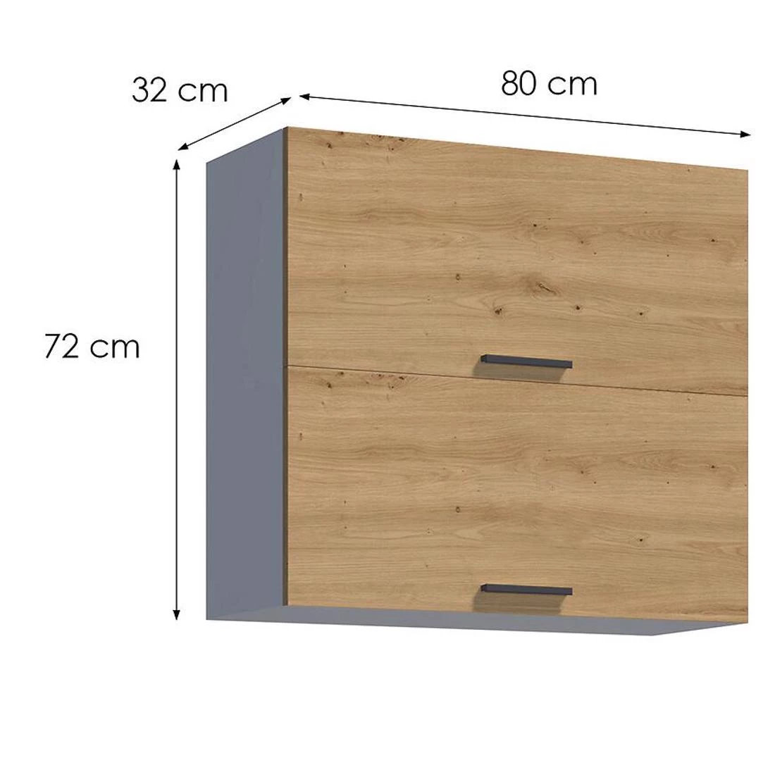 Economic kuhinjski elementi 80x32x72 bijela/artisan