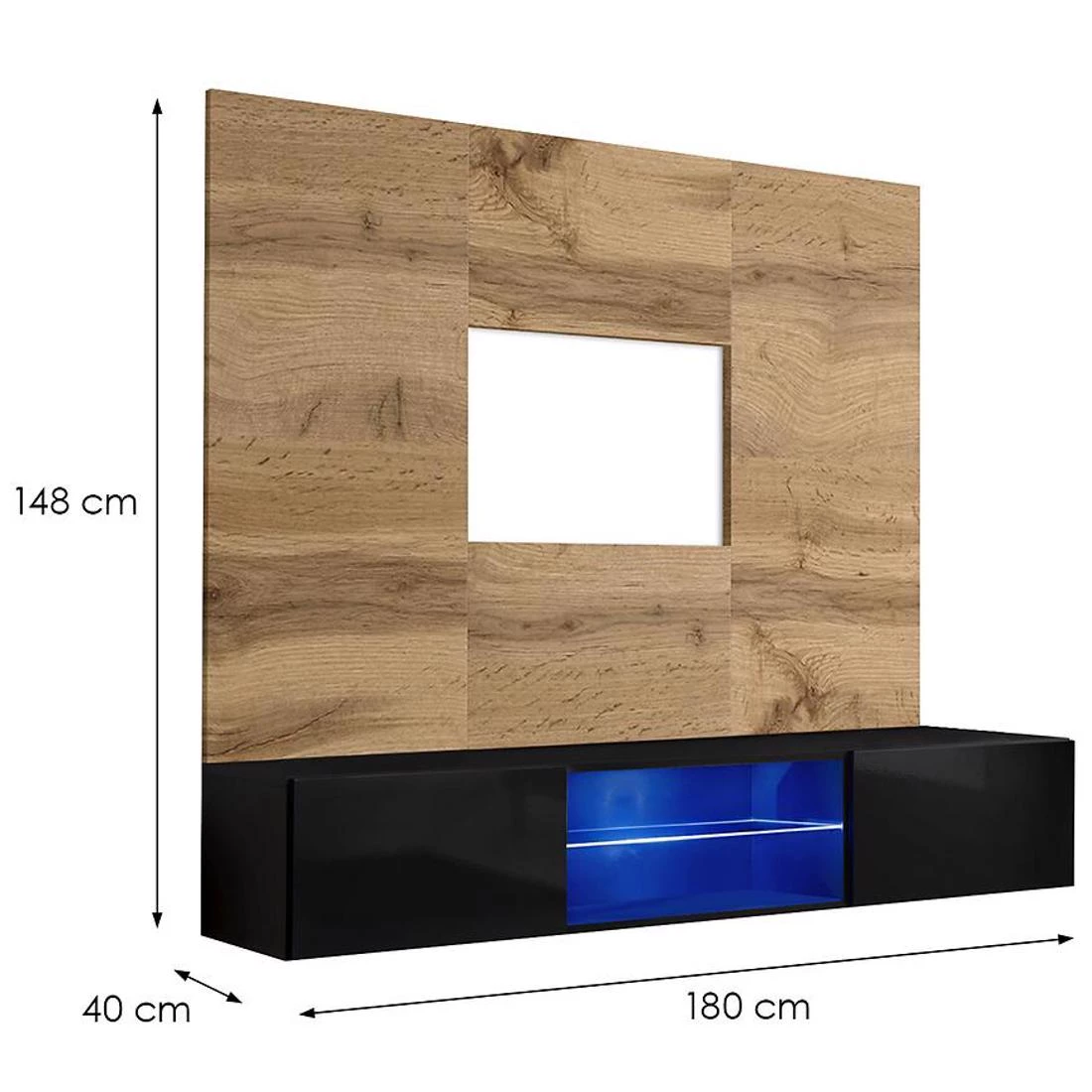 SWITCH regal 180x40x148 wotan/crni