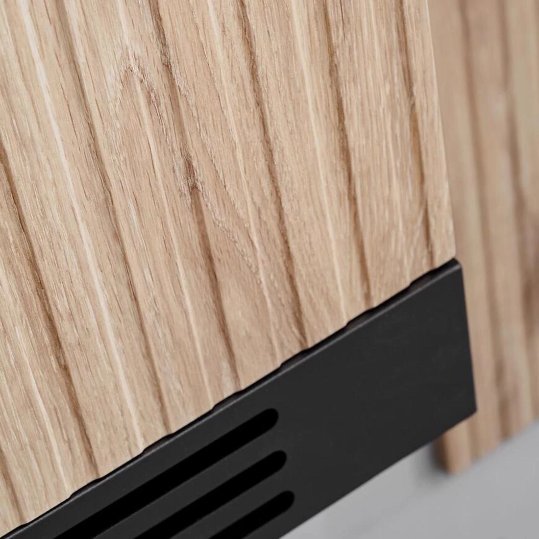 Cannes TV komode 160x45x42 crna/hrast