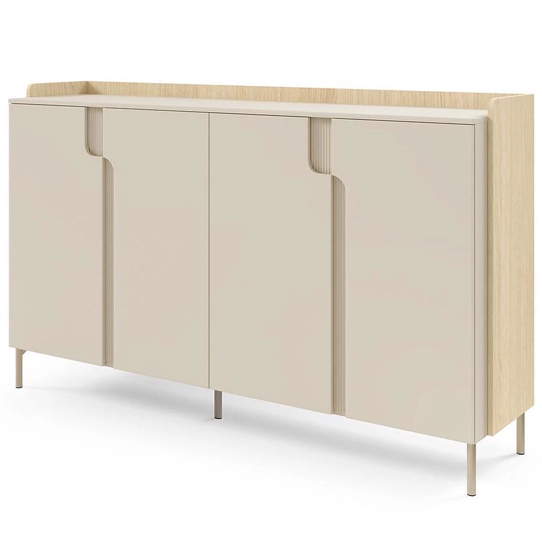 Positano komoda 183x42x110 hrast/makadamija