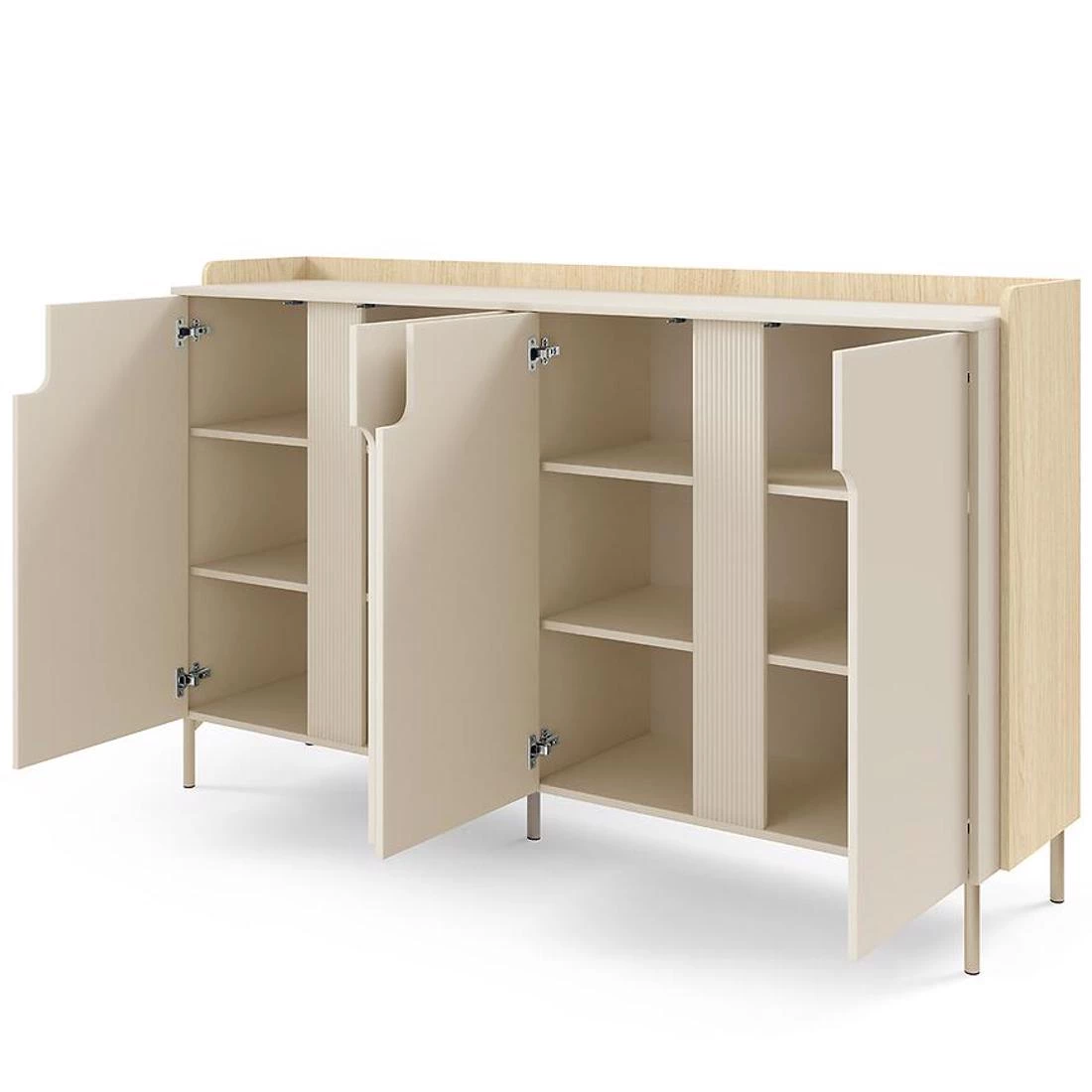Positano komoda 183x42x110 hrast/makadamija