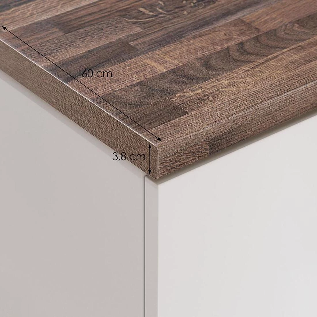 Kuhinjska radna ploca 100cm/38mm tamni hrast