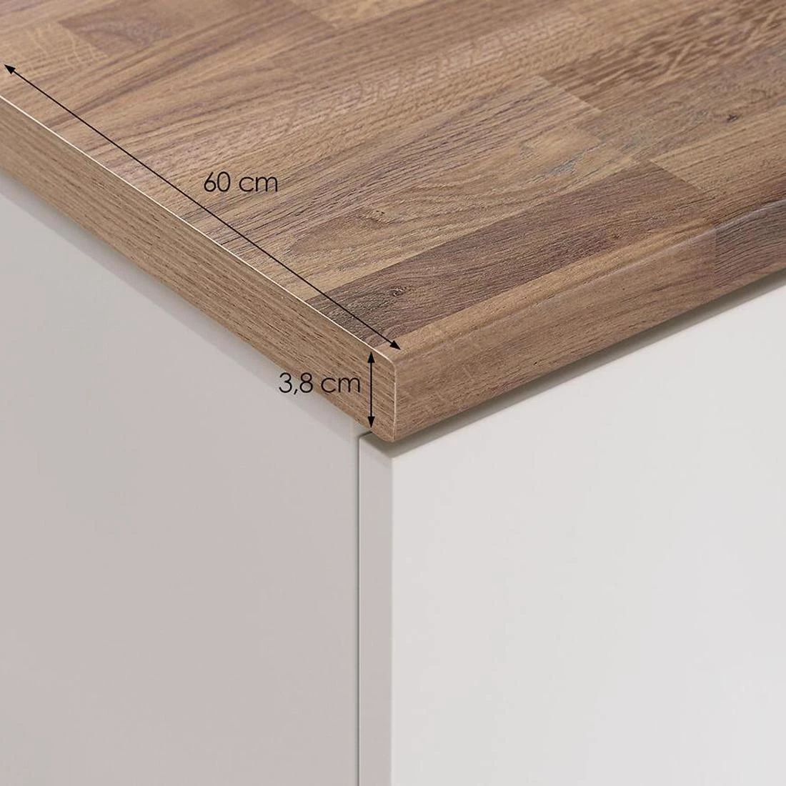 Kuhinjska radna ploca 100cm/38mm svetli hrast