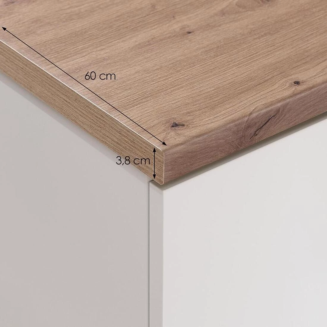 Kuhinjska radna ploca 100cm/38mm hrast artisan