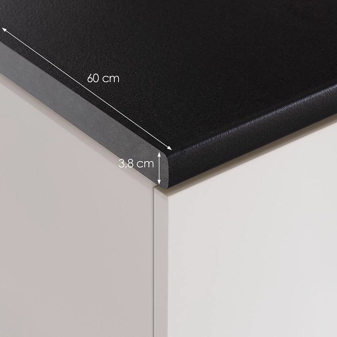 Kuhinjska radna ploca 100cm/ 38mm crna