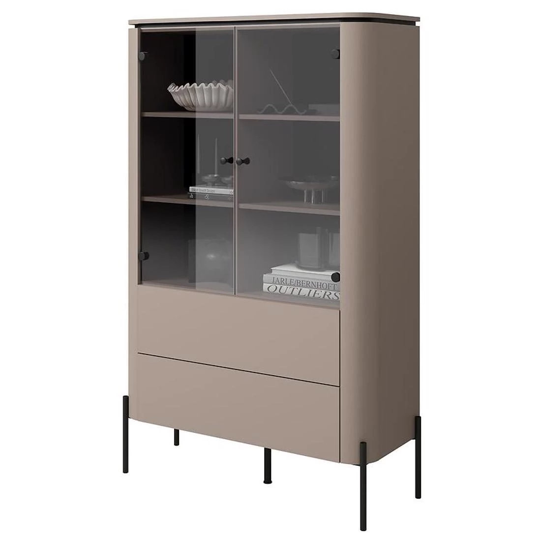 Bello vitrina 2V+2L. 98x38,5xX160 cm cappucino