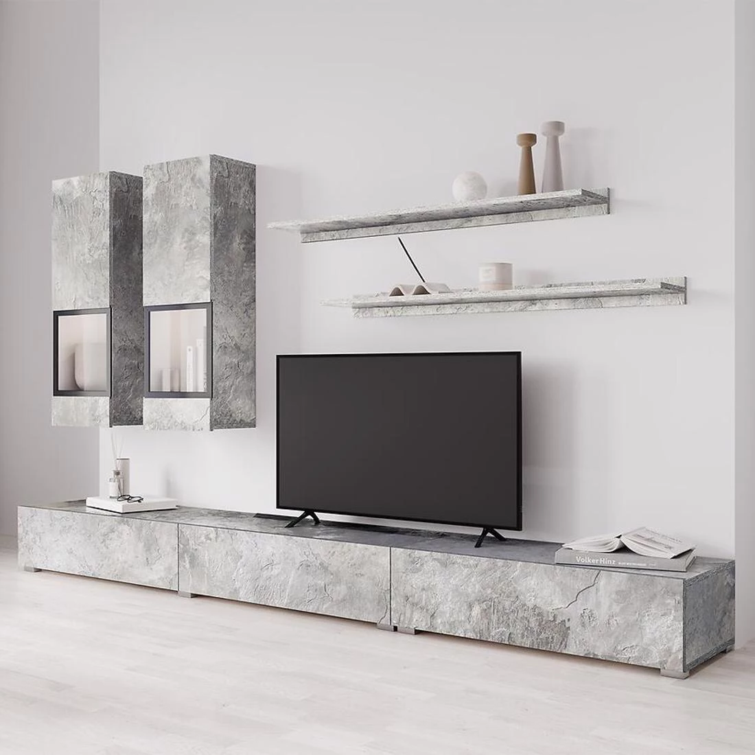 Baros regal 270x41x180 cm sivi
