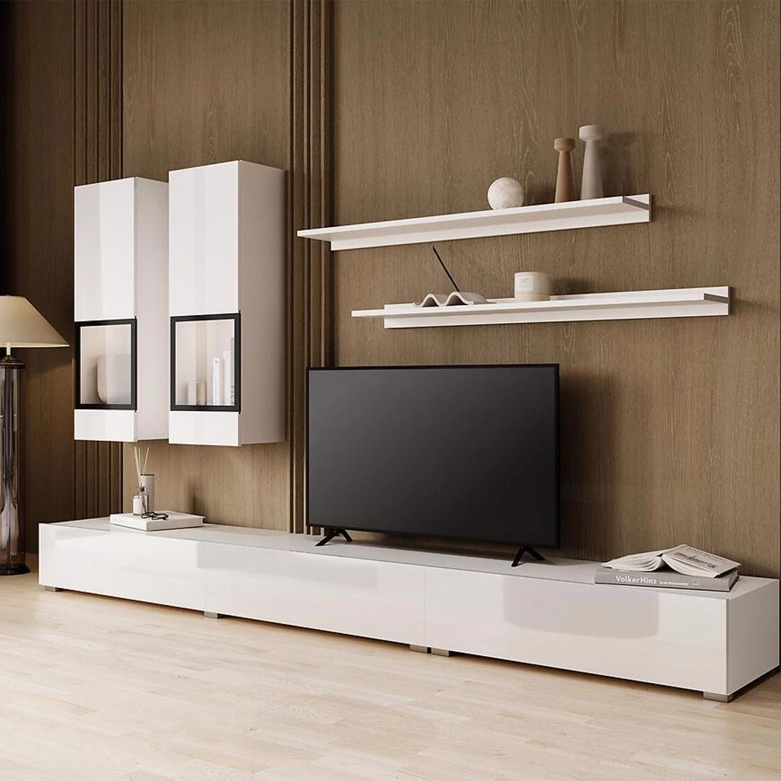 Baros regal 270x41x180 cm beli