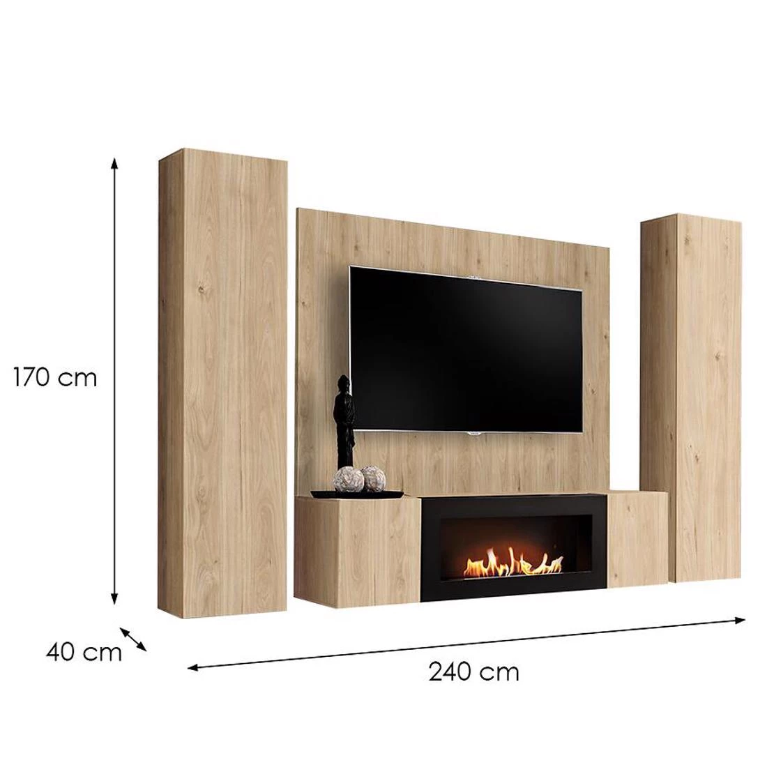 Fly Hj Fy M-P1 regal 240x40x170 cm hickory jackson