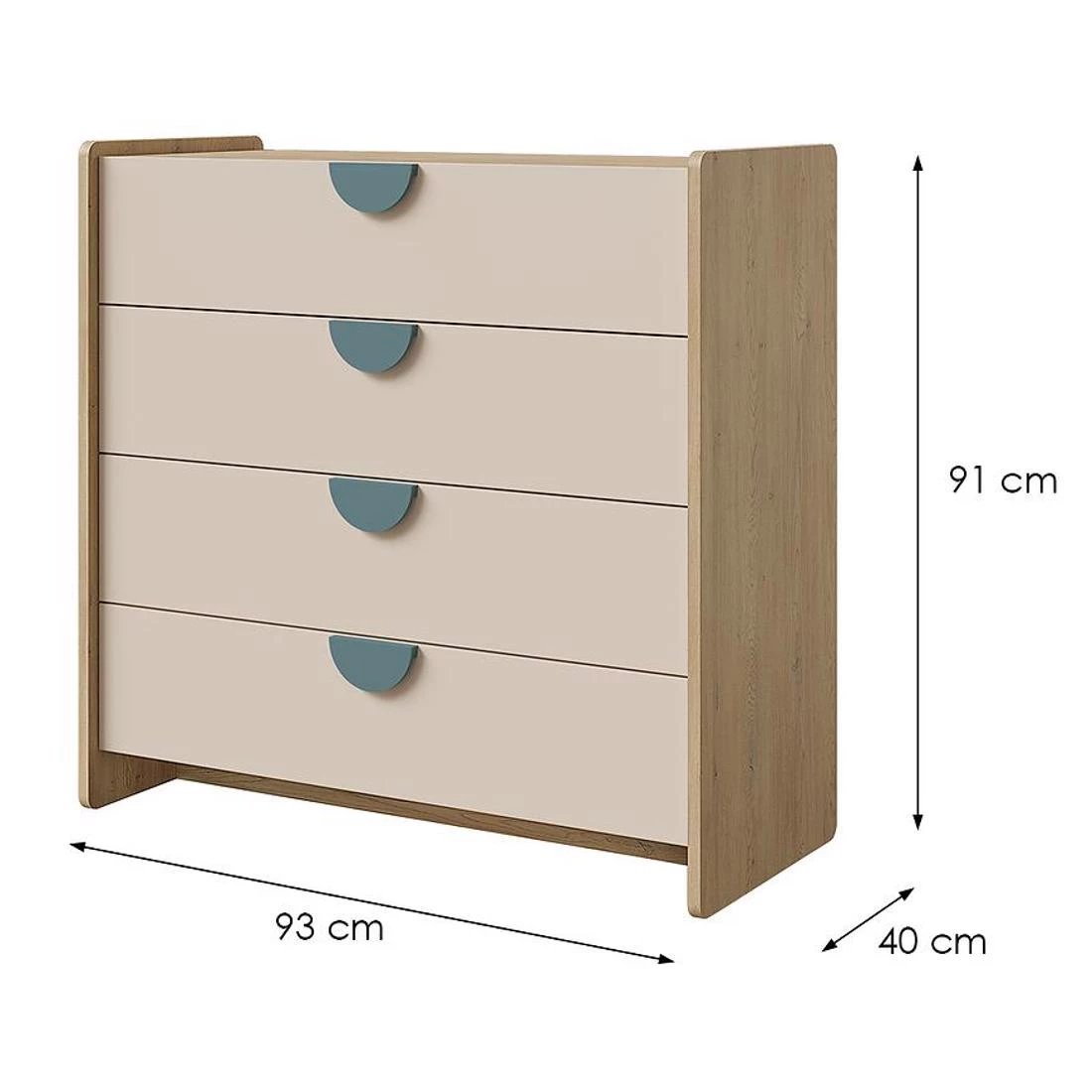 Lexi 10 komoda 93x40x91 cremona/macadamia/more