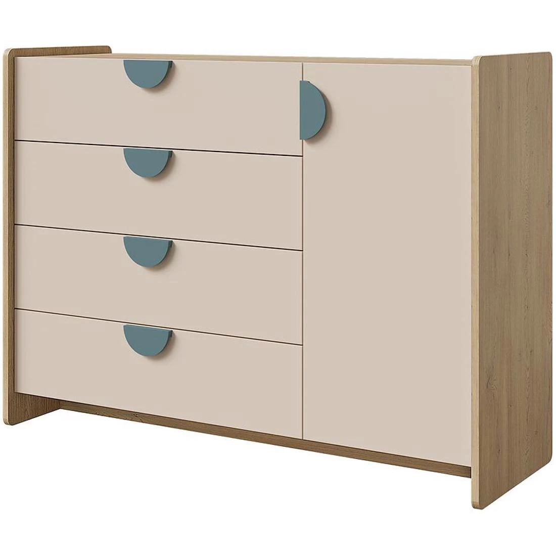Lexi 9 komoda 123x40x91 cremona/macadamia/more