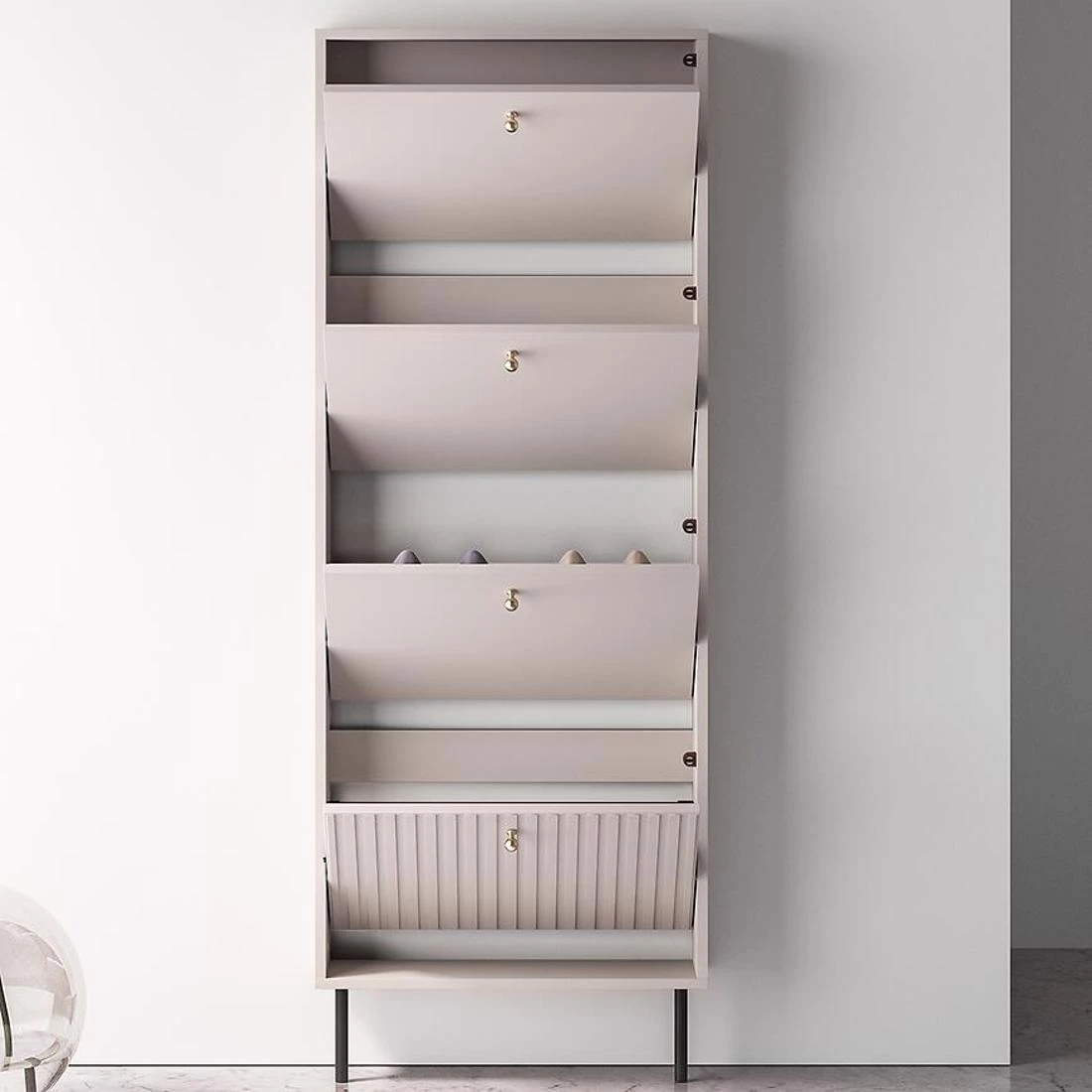 Sophie ormaric za cipele 60x15x162 cm kašmir