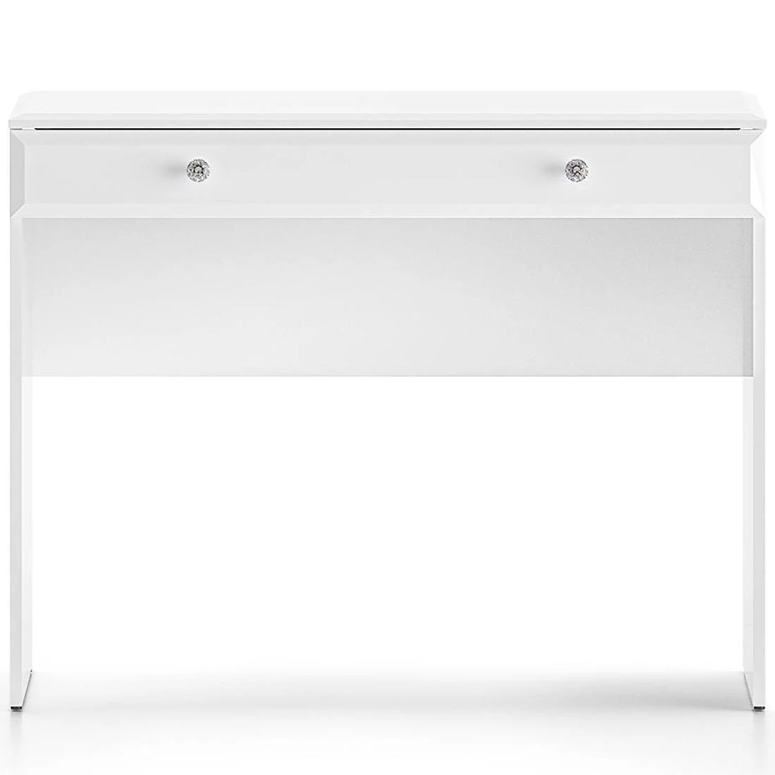 Glamour toaletni stolic 0501 100x41x79 cm bela