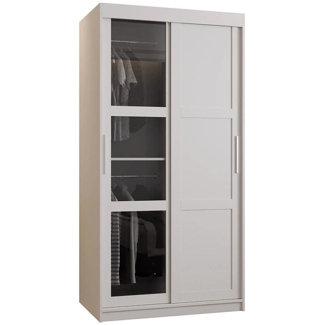 Dome III ormar 100x62x200 cm bela