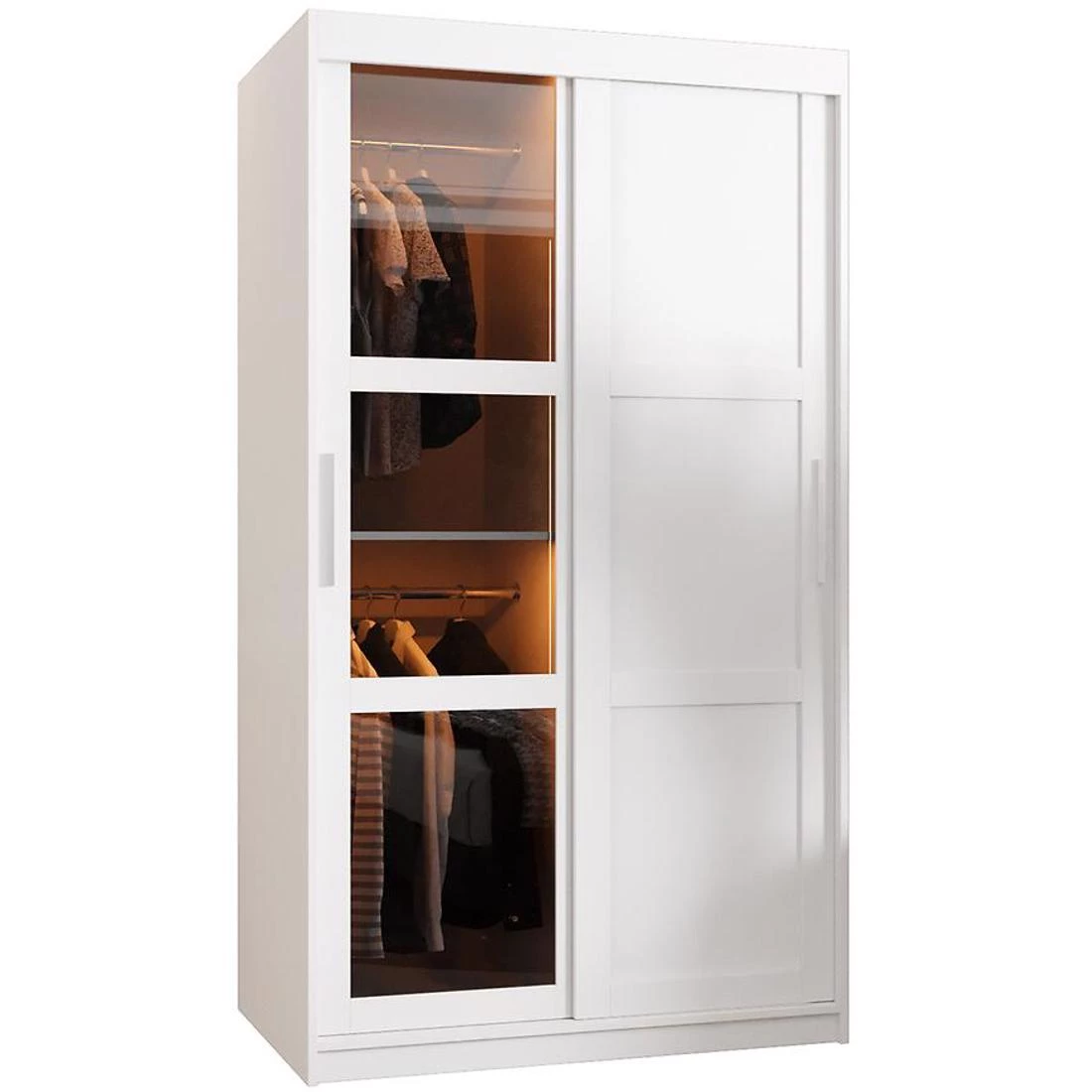 Dome III ormar 100x62x200 cm bela