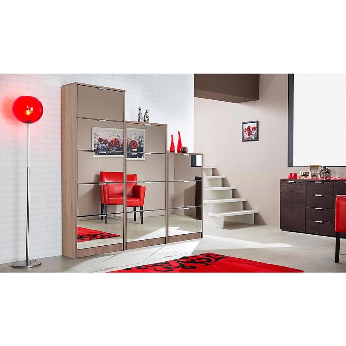 Hugo ormaric za cipele 67x28x155.5 cm sonoma hrast