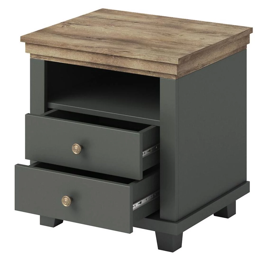 Evora nocni ormaric 52x42x54 cm zelena